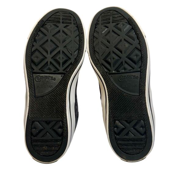 Converse Chuck Taylor All Star High Top Sneakers Women 7 Glam Dunk Distress Gray - Picture 11 of 11